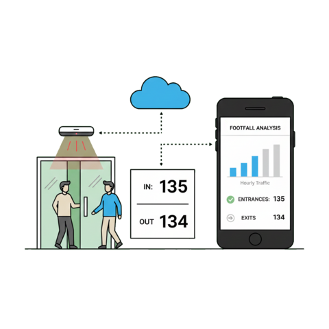 Illustration of a refrigerator unit