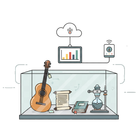 Illustration of a refrigerator unit